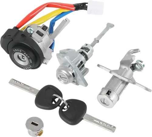 Vista 9 de DICMIC Juego de cilindros de bloqueo completo Barril de arranque de encendido compatible con Hyundai Sonata 2009-2014 Hyundai Sonata 2011-2015