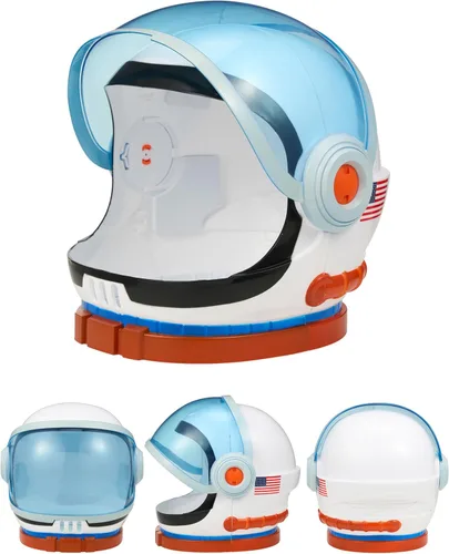 Vista 7 de Spooktacular Creations Disfraz de astronauta con casco, traje de astronauta para niños pequeños, mono unisex para fiesta de Halloween