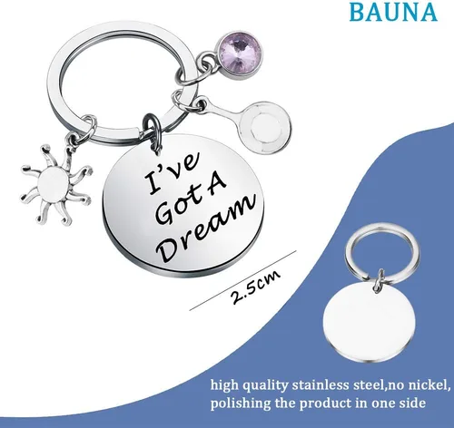 Vista 6 de BAUNA Pulsera con citas inspiradoras I've Got A Dream Fairy Tales Gift