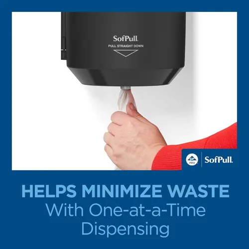 Vista 7 de Georgia-Pacific SOFPULL CENTERPULL - Toallas de papel de alta capacidad de GP PRO (GEORGIA-PACIFIC), 28143, BLANCO, 4 rollos por caja, 567 toallas