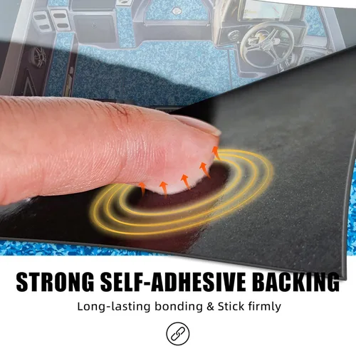 Vista 2 de Fullfire Suelo de lancha de espuma EVA, piso de cubierta de barco marino cepillado con autoadhesivo para pontón bajo, jon, lancha, lancha, caravana