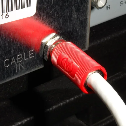 Vista 5 de Mediabridge Cable de conexión coaxial (6 pies) de triple blindaje, cable RG6 clasificado en la pared con conectores de compresión