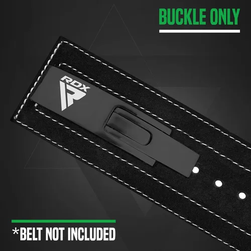 Vista 4 de RDX Hebilla de palanca de repuesto para correas de levantamiento de pesas y levantamiento de pesas, cierre de cierre de cierre de repuesto