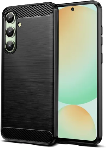 Vista 98 de Funda Qiinogow compatible con Samsung Galaxy A23 4G/5G, cubierta delgada para teléfono con absorción de golpes, funda protectora de fibra de carbono