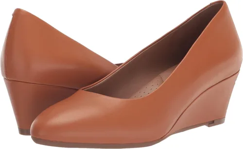 Vista 7 de Aerosoles - Tacón circular interior para mujer - Zapatos de tacón de piel puntiaguda con plantilla de espuma viscoelástica