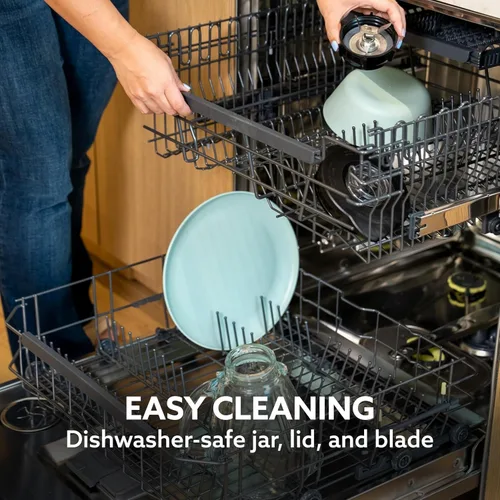 Vista 7 de Oster® Classic Series Licuadora de 8 Velocidades con Jarra de Vidrio de 6 Tazas, Gris