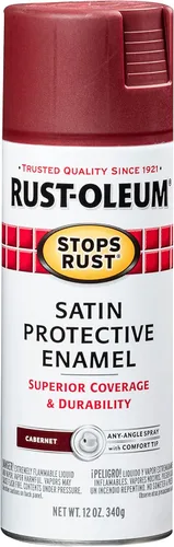 Vista 115 de Rust-Oleum 7776830 - Pintura en aerosol para prevención del óxido, 12 onzas, negro plano