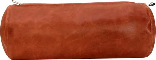 Vista 5 de Funda de almohada redonda para cilindro cervical, diseño ergonómico para cabeza, cuello, espalda y piernas, ideal para soporte de columna vertebral