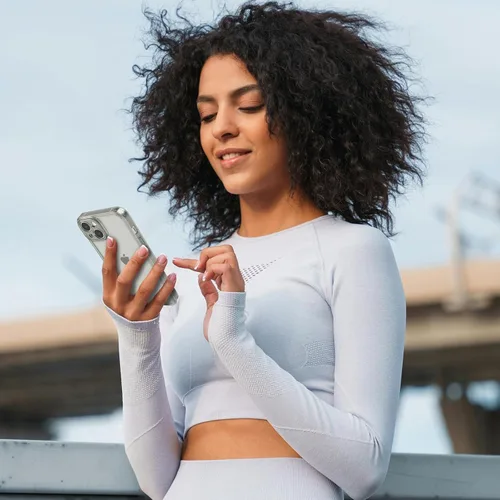 Vista 6 de ZTOFERA Funda para iPhone 13 6.1 pulgadas, Transparente Suave Silicona Bumper Protector Retro Color Transparente A Prueba de Golpes Caja Del