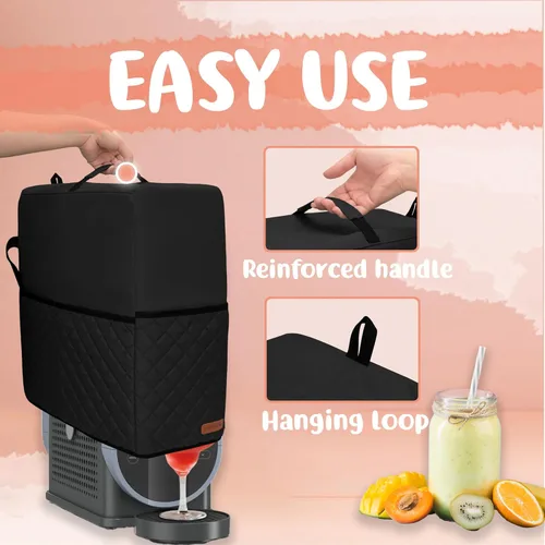 Vista 6 de CROTIRAD Cubierta antipolvo para máquina de granizado Ninja Slushie congelada, cubierta antipolvo colgante para máquina de granizado Ninja, fácil