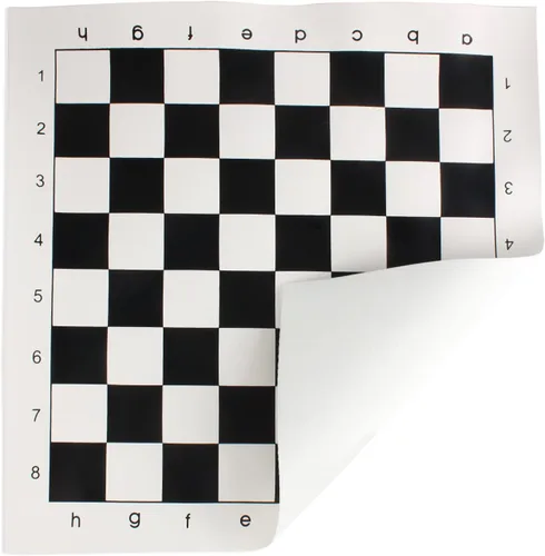 Vista 7 de Andux Juego de Ajedrez Piezas de Ajedrez y Tablero Rollable QPXQ-01 (Negro, 13.8x13.8 in)