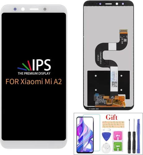 Vista 7 de Compatible con Xiaomi Mi A2 pantalla LCD de repuesto, para Xiaomi Mi A2 MIA2 6X MI6X 5.99 pulgadas, kit de piezas de reparación de panel LCD