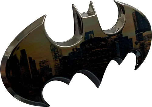 Vista 11 de Emblema de coche Batman de Fan Emblems - Símbolo de Batwing y Batarang de 1989 en 3D - Color: cromo - Tamaño: 9.65 x 4.57 x 0.51 cm - Accesorios