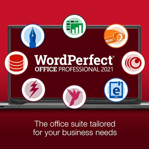 Vista 2 de Corel WordPerfect Office Professional Upgrade 2021 Paquete de oficina de procesador de texto, hojas de cálculo, presentación y software de gestión