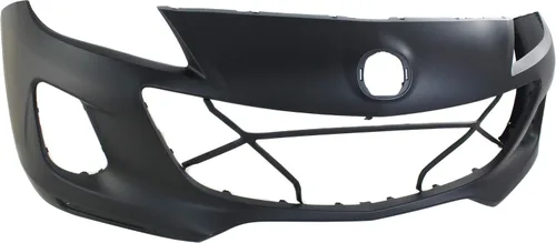 Vista 3 de Evan Fischer Cubierta de parachoques delantero compatible con Mazda 3 2012-2013 imprimado Hatchback/Sedan 2.0L/2.5L