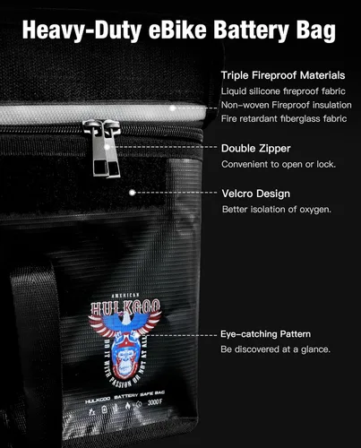 Vista 3 de Batería de Litio LiFePO4 12V 100Ah Bolsa de Seguridad Ignífuga de Gran Capacidad Contenedor a Prueba de Explosiones Funda Protectora LiPO Guard Caja