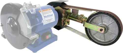 Vista 3 de Multitool - Amoladora de banco de cinturón de 2 x 48 pulgadas con rueda de contacto de 8 pulgadas, amoladora Knifemaker