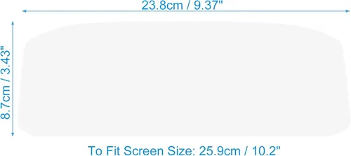 Vista 3 de X AUTOHAUX Protector de pantalla de vidrio templado de alta definición de 10.2 pulgadas para Volkswagen Polo T-CROSS 2018-2023, 1 unids
