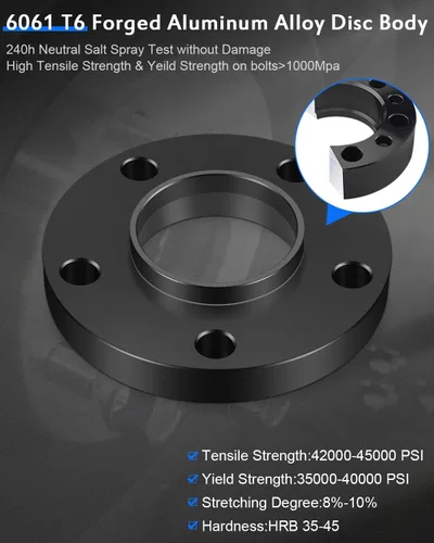 Vista 6 de ECCPP 2 espaciadores de rueda centrados de 0.787 in y 5 lengüetas de 0.197 x 4.724 in a 0.197 x 4.724 in aptos para 1996-2003 para BMW 525i