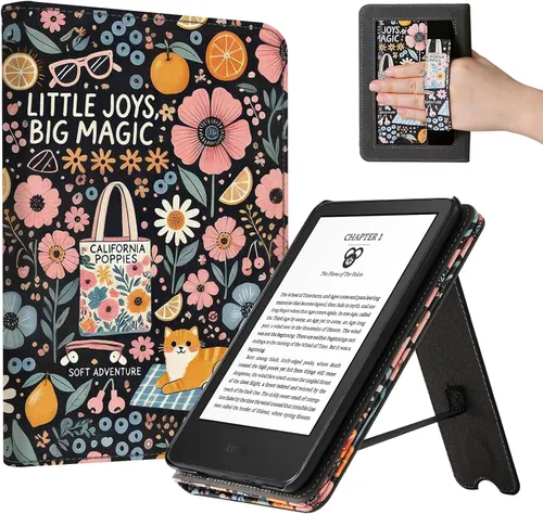 Vista 14 de CoBak Funda para tablet de 6" (2024 y 2022, 11ª generación), funda inteligente de piel sintética con función de encendido/encendido automático