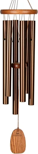 Woodstock Wind Chimes Amazing Grace Chime Mediano (24'') Campanilla de Viento de Bronce Regalos Inspiracionales y Conmemorativos Campanillas de