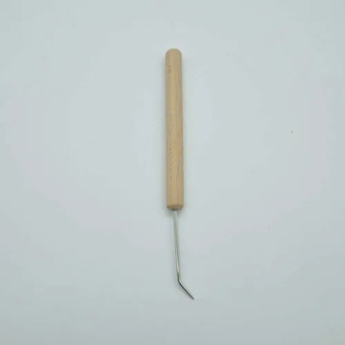 Vista 4 de EXCEART Telar de bufanda de madera de haya maciza de 6.29 pulgadas, trenzadora de mano con gancho de ganchillo para kit de tejido de punto