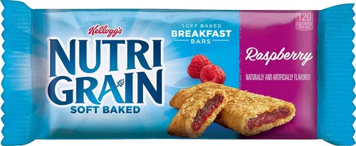 Vista 2 de Kellogg's Nutri-Grain Nutri-Grain - Barras de cereales - frambuesa - 1,3 oz - 16 ct