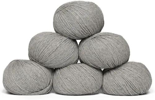 Vista 65 de Juego de 6 madejas de 100% lana de alpaca bebé (10.58 oz) de peso DK, fabricadas en Perú, celestial suave y perfecto para tejer y hacer ganchillo