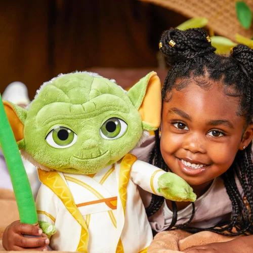 Vista 8 de Star War Master Yoda - Peluche de peluche, juguetes preescolares para niños y niñas de 3 años