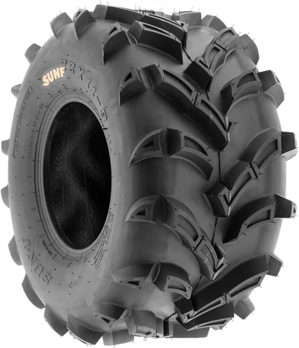 Vista 7 de SunF A024 22x11-9 ATV UTV - Juego de 2 neumáticos para barro y sendero, 6-PR, banda de rodadura direccional profunda