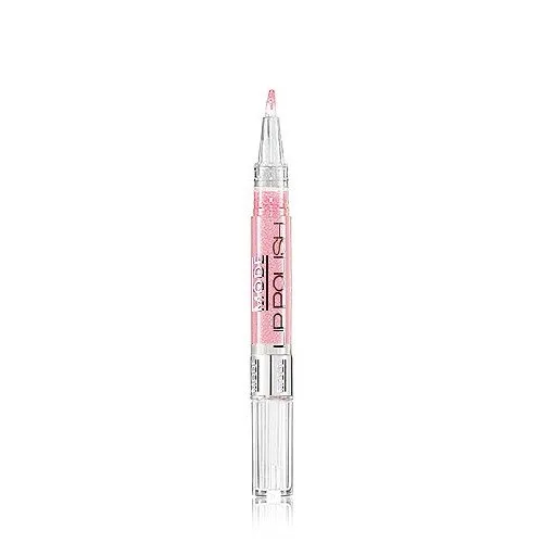 Vista 12 de MODE - Esmalte de labios, 05 onzas líquidas, DELICATE (Melocotón con perla dorada) Brush On Intense Shine Lip Gloss Pen, color cremoso de cuerpo