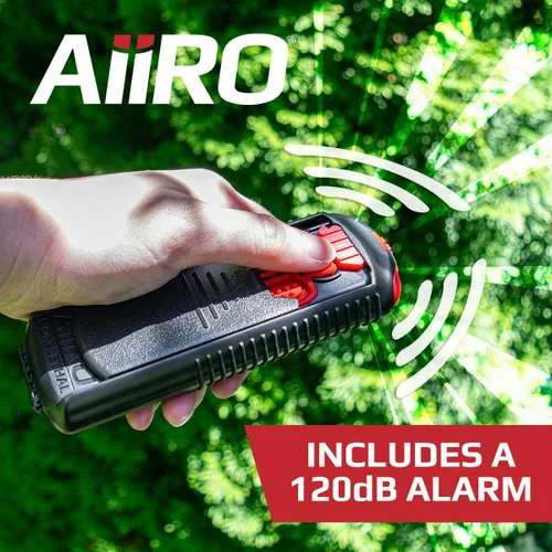 Vista 6 de HERO Gel en aerosol de defensa de gas pimienta – Sin permiso de bolsillo Arma de autodefensa duradera con alarma de 120 dB para seguridad personal
