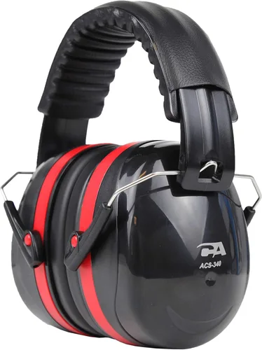 Vista 9 de Cyber Acoustics Professional Safety Lightweight Ear Muffs for Hearing Protection and Noise Reduction
