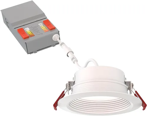 Vista 14 de Juno WF2 Dreg B ALO25 SWW5 90CRI 120 MW M6 Downlight LED Empotrado Wafer Sin Caja, Estilo de Moldura Deflectada con Retroceso Profundo, 2 Pulgadas