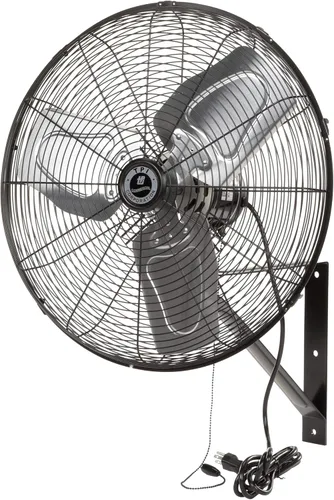 Vista 19 de TPI 8749202 CACU30WO Ventilador de pared comercial oscilante, 30 pulgadas, negro
