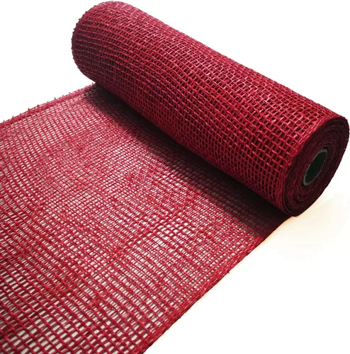 Vista 6 de Malla de arpillera de poliéster de 10 pulgadas de malla decorativa de 10 pulgadas Rollos de arpillera de 5 yardas (negro+blanco)