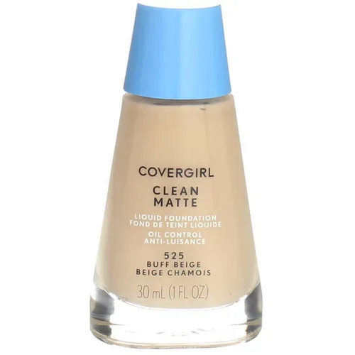CoverGirl Clean Oil Control Maquillaje Líquido, Buff Beige 525 1 fl oz (1.0 fl oz)