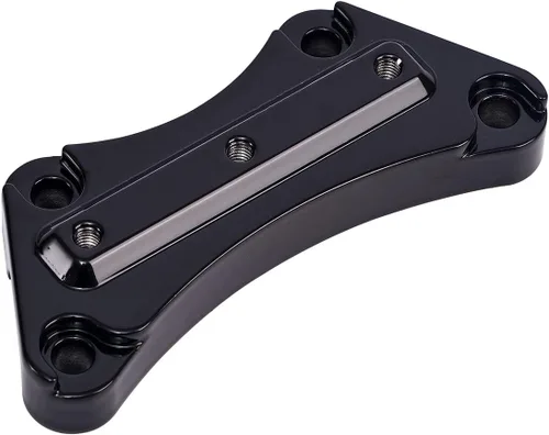 Vista 3 de Cubierta de abrazadera superior para manillar de 1 pulgada para Harley Touring Electra Glide Street Glide Road Glide Road King Ultra Classic