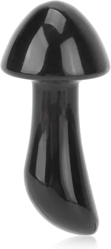 Yinhing Piedras de masaje con forma de hongo de piedra caliente, herramienta Guasha, tabla Gua Sha para cuerpo, cara, spa, meditación relajante