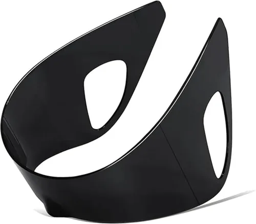 Vista 4 de GUVIVI Gafas de sol futuristas para hombres y mujeres, de gran tamaño, envolvente, moda, elegante, máscara de plástico, gafas de sol