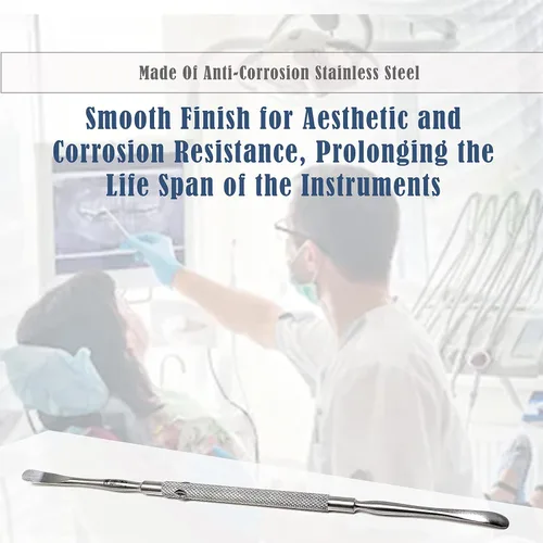 Vista 4 de A2Z Dental FREER Elevador Perióstico Implante Oral Instrumento Quirúrgico de Doble Extremo, Extremo afilado/romo, Instrumento de Acero Inoxidable