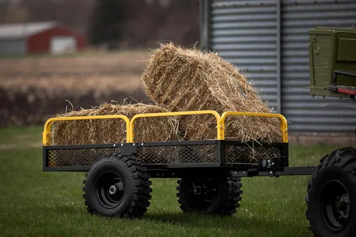 Vista 7 de IMPACT IMPLEMENTS® - Remolque de campo agrícola ATV/UTV de 1000lb para ATV/UTV/tractor de jardín