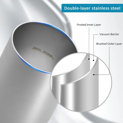 Vista 4 de dispensador automático de jabón de 12 oz. de acero inoxidable con sensor; dispensador de jabón infrarrojo eléctrico IPX5 resistente al agua