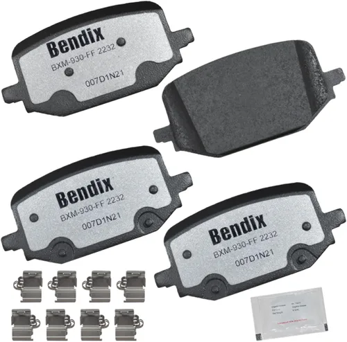 Vista 164 de Pastillas de freno Bendix Fleet Metlok MKD52FM para Apollo, Centurion, Century, Chasis Comercial, Electra, Estate Wagon, GS, 50, 400, 455, LeSabre