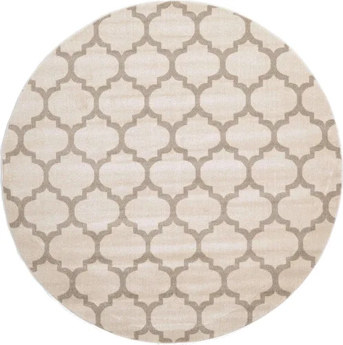 Vista 866 de Unique Loom Trellis Collection - Alfombra de área de Filadelfia, rectangular de 2 pies 2 pulgadas x 3 pies, color morado y marfil