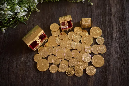 Vista 5 de EHV Arras Para Boda Unidad Monedas Medalla con Caja del Tesoro Matrimoniales Boda, Recuerdos de Matrimonio Clásico (Maximiliano)
