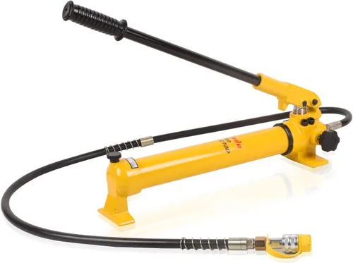 Vista 9 de Bomba manual hidráulica 900cc 10000Psi con medidor de presión para bomba de elevación hidráulica, CP-700B