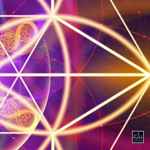Vista 3 de Sacred Geometry Tapestry Earth Wall Hanging Flower of Life Meditation Sacred Geometry Mandala New Earth (Small)