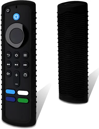 Vista 12 de Paquete de 3 fundas protectoras para control remoto Fire TV, material de silicona amigable, a prueba de caídas, polvo, lavable, compatible