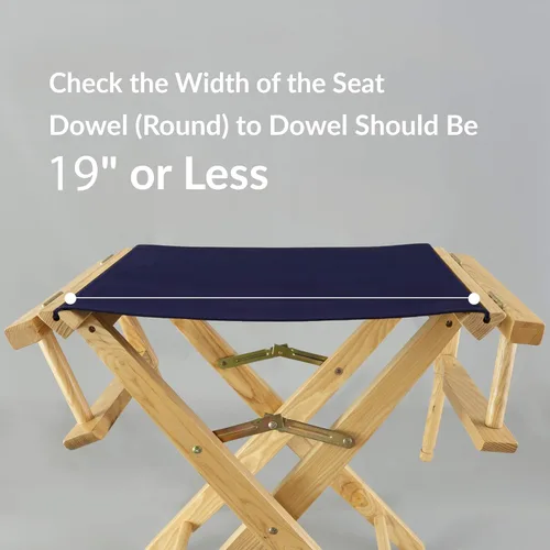 Vista 5 de Casual Home Lona de repuesto para silla de director, color verde oliva